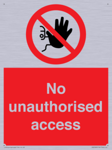 No unauthorised access